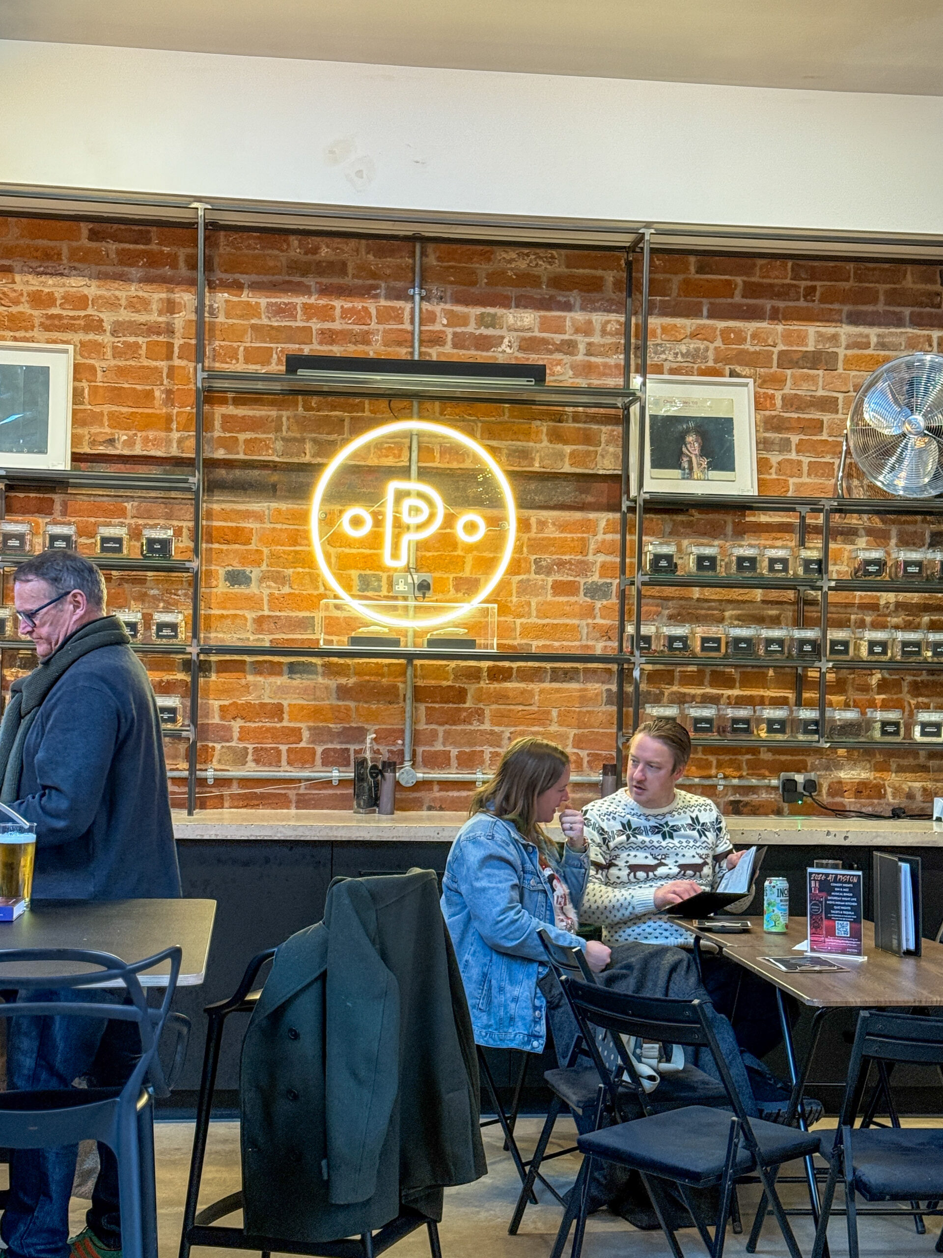 Piston Distillery P Light Up Sign